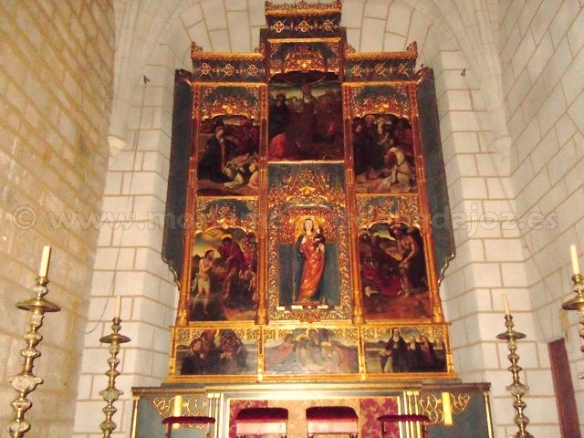 Retablo tardogótico, Capilla de Santa Ana, Catedral de Badajoz