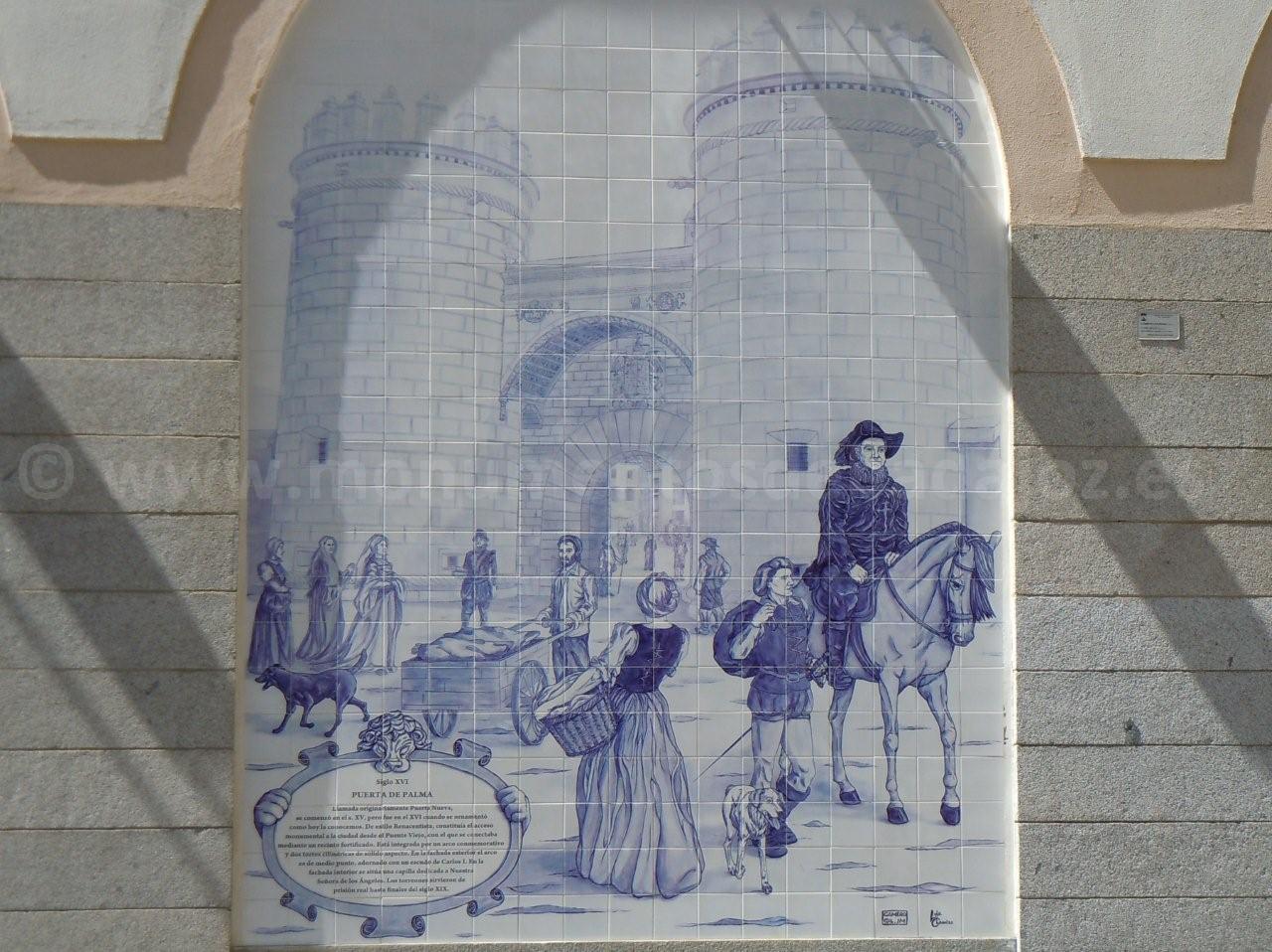 Mural Cerámico de la Puerta de Palmas, Badajoz